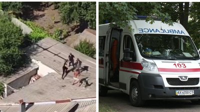 Бігали за чоловіком на даху: у Харкові травмувалися двоє патрульних
