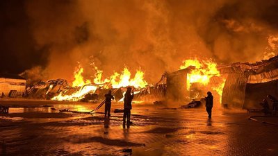 У Вінниці горіли складські приміщення: що відомо