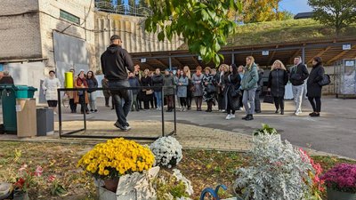 Одна з екскурсій у Центрі управління відходами "Чистий Луцьк" Одна з екскурсій у Центрі управління відходами "Чистий Луцьк"