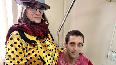 Одеські волонтери привітали військових, що знаходяться на лікуванні, з Різдвяними святами
