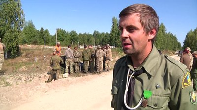На полігоні під Житомиром 40 пластунів із табору "Легіон" пройшли вишкіл десантника