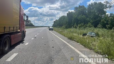 На Полтавщині в аварії загинув пасажир легковика