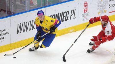 Україна - Польща на чемпіонаті світу з хокею