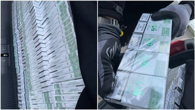 Сигарети в авто дипломата на закарпатській митниці винюхав собака Сигарети в авто дипломата на закарпатській митниці винюхав собака