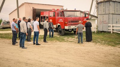 У громаді на Тернопільщині запрацював підрозділ добровільної пожежної охорони