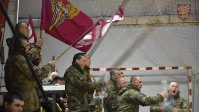 Житомирські десантники стали переможцями чемпіонату з мініфутболу серед команд підрозділів ДШВ Житомирські десантники стали переможцями чемпіонату з мініфутболу серед команд підрозділів ДШВ