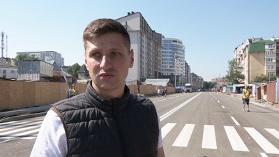 Представник генерального підрядника проєкту ТОВ "Івано-Франківськавтодор" Станіслав Ростовцев Представник генерального підрядника проєкту ТОВ "Івано-Франківськавтодор" Станіслав Ростовцев