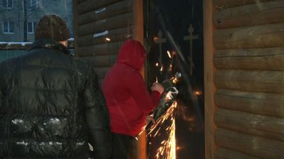 У Львові розпочали демонтаж церкви УПЦ МП на Сихові У Львові розпочали демонтаж церкви УПЦ МП на Сихові