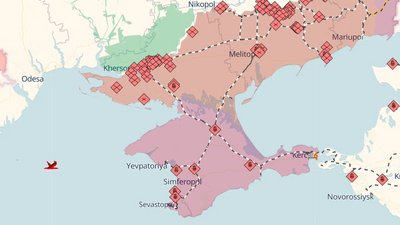 Карта, війна, Крим, окупована Херсонщина, Deep State