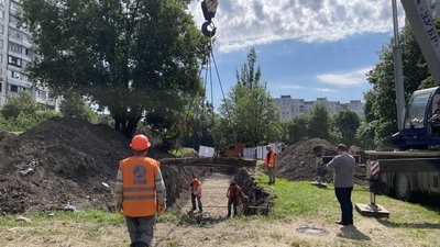 Ремонт тепломагістралей у Немишлянському районі Харкова Ремонт тепломагістралей у Немишлянському районі Харкова