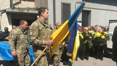 Прощання з військовим В’ячеславом Кравчуком
