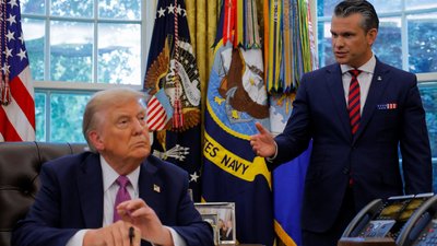 Трамп і Гегсет