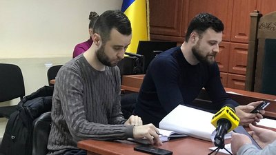 Андрій Багрій, прокурор та захисник одного з потерпілих Богдан Будзик на засіданні Андрій Багрій, прокурор та захисник одного з потерпілих Богдан Будзик на засіданні