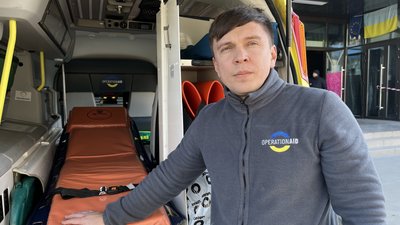 Волонтер Святослав Спатарь, 29 лютого 2024 року. Волонтер Святослав Спатарь, 29 лютого 2024 року.
