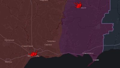 В Маріуполі та Бойківському українські війська уразили склади палива армії Росії