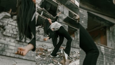 Фотограф з Івано-Франківська відзняв випускників на руїнах Чернігова Фотограф з Івано-Франківська відзняв випускників на руїнах Чернігова