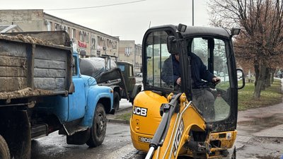 Ремонт центрального водогону у Володимирі