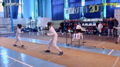 Всеукраїнський дитячий турнір з фехтування на шпагах провели в Ужгороді