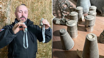 Херсонщина, обстріли, касетні боєприпаси, поліція, Володимир Перепелиця