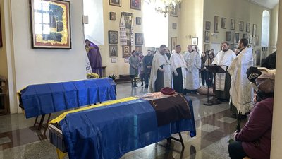 Панахида за воїнами у соборі