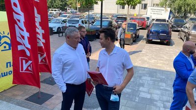 Руслан Волок та Василь Білогура