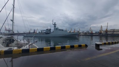 Корабель Королівського флоту Великої Британії увійшов до порту Одеси Корабель Королівського флоту Великої Британії увійшов до порту Одеси