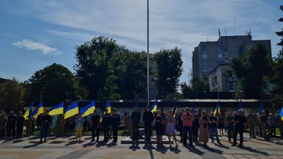 У Черкасах підняли прапор