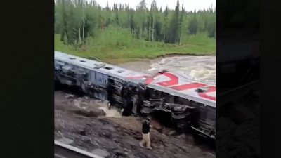 У Росії у Комі зійшли з рейок дев'ять вагонів пасажирського поїзда Воркута — Новоросійськ