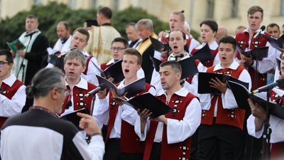 Львівська хорова капела "Дударик" виконала акафіст до Дня Незалежності Львівська хорова капела "Дударик" виконала акафіст до Дня Незалежності