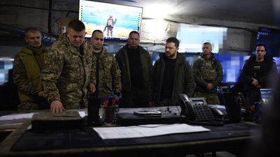 Володимир Зеленський у Донецькій області 18 листопада