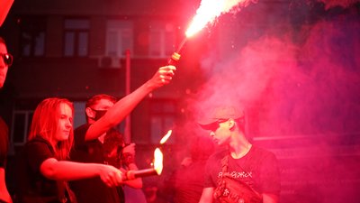 "Шукайте справжніх вбивць". Активісти пікетували МВС у п'яту річницю загибелі Шеремета