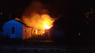 Пожежа в селі Покровське Менської громади Пожежа в селі Покровське Менської громади