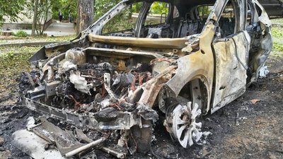 обстріли, Дніпропетровщина, знищене авто, горів легковик