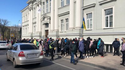 У центрі Чернігова протестують підприємці