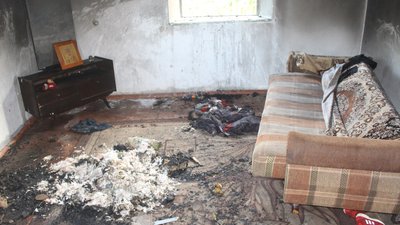 Пожежу було ліквідовано за одну хвилну. Фото: ГУ ДСНС у Хмельницькій області