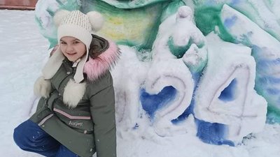 Художник, снігова скульптура, Іршанська, дракон, символ року, фотозона Художник, снігова скульптура, Іршанська, дракон, символ року, фотозона