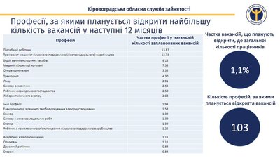На Кіровоградщині дослідили, які професії будуть найзатребуванішими в регіоні На Кіровоградщині дослідили, які професії будуть найзатребуванішими в регіоні
