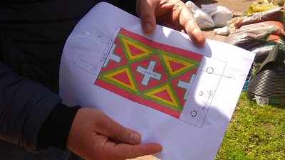 Квітник-вишиванку створюють у Сумах