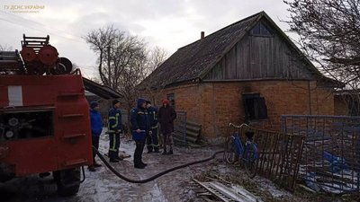 На Полтавщині у пожежі у будинку виявили тіло господаря
