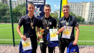 У Вінниці відбулися змагання з легкої атлетики серед поліцейських