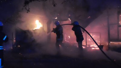 Деталі пожежі у заміському кафе поблизу Сум розповіли рятувальники