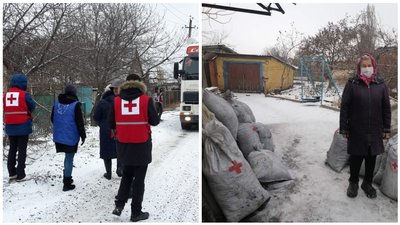 Не замерзнути взимку допомагають благодійники: у прифронтовий Майорськ доставили вугілля