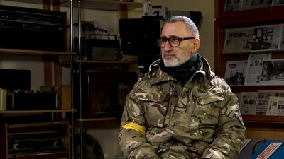"Воюємо не лише за територію, це світоглядна війна", – боєць 115 бригади Тероборони Валерій Арушанян "Воюємо не лише за територію, це світоглядна війна", – боєць 115 бригади Тероборони Валерій Арушанян