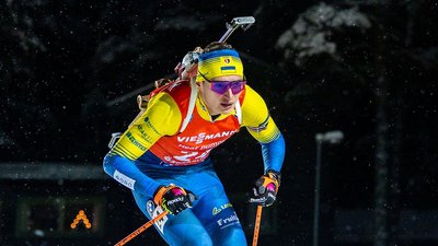 Чоловічий спринт Кубка світу з біатлону в Гохфільцені: повне відео гонки