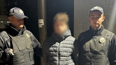 Затриманий правопорушник