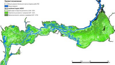 Які наслідки водопілля на Каховському водосховищі