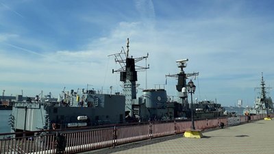 На морвокзал в Одесі прибули кораблі НАТО