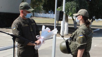 До Одещини з зони проведення ООС повернулися нацгвардійці До Одещини з зони проведення ООС повернулися нацгвардійці