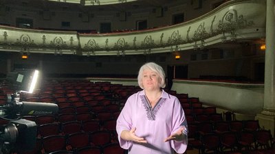 Ірина Папуша показує театр, Тернопіль, 27 березня, 2024 Ірина Папуша показує театр, Тернопіль, 27 березня, 2024