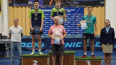 Прикарпатець став абсолютним чемпіоном України з настільного тенісу